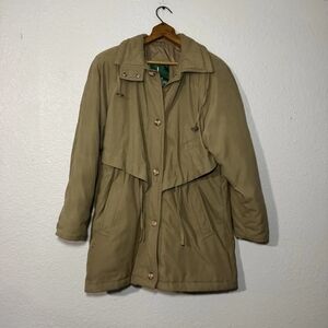 ***Vintage Larry Levine Sport Caramel Color Trench Coat XS - NWT